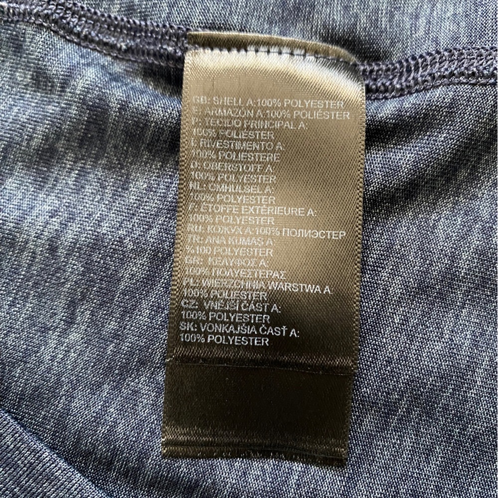 The North Face Dark Blue Heather High Neck FlashDryTank Top Womens Small - Picture 4 of 7